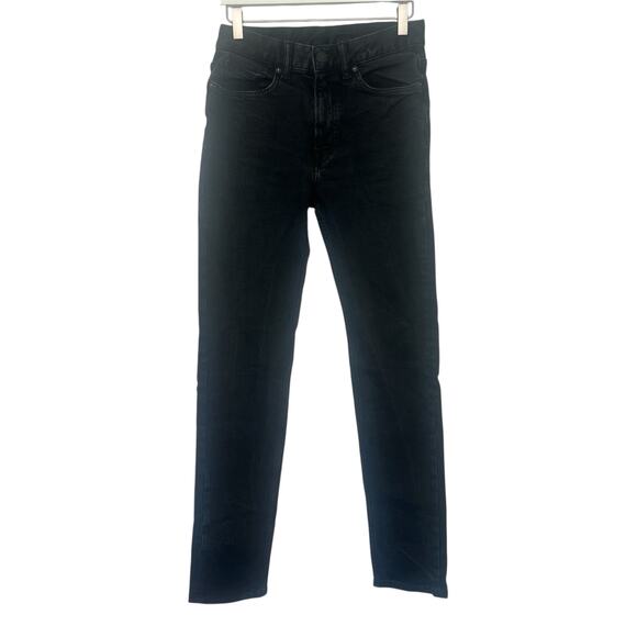 H&M Denim & Denim Women's Black Slim Coupe Etroite 5 Pocket Sz 28 Skinny Jeans - Picture 1 of 9